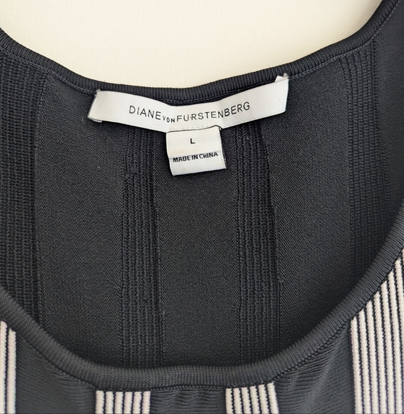 Diane von Furstenberg Celine Tank Dress size M Jersey Knit Drop Waist DVF - Picture 2 of 5